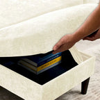 Divano componibile a 3 posti a L in ciniglia dal design moderno