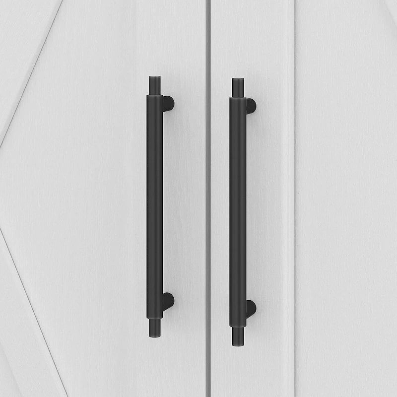 Mobiletto portaoggetti alto sopra il WC, frassino bianco/grigio legno spiaggiato, montaggio per 1 persona