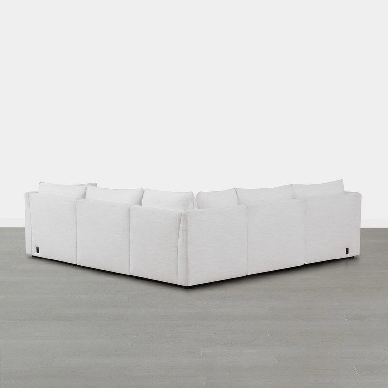 Divano sezionale reclinabile elettrico Snow/Cream, Multi-posto