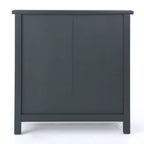 Armadietto a doppia anta Firwood con finitura a specchio, grigio antracite