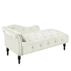 Chaise longue con tappezzeria capitonné in velluto rosa / bianco / blu / grigio / bordeaux, 1 posto