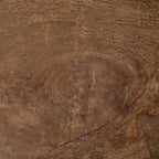 Tavolino a C per 1 in legno marrone medio e ferro nero