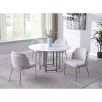 Sedia Lacey curva con schienale, set da 2 pezzi