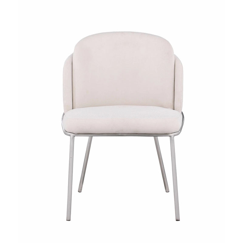 Sedia Lacey curva con schienale, set da 2 pezzi
