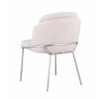 Sedia Lacey curva con schienale, set da 2 pezzi
