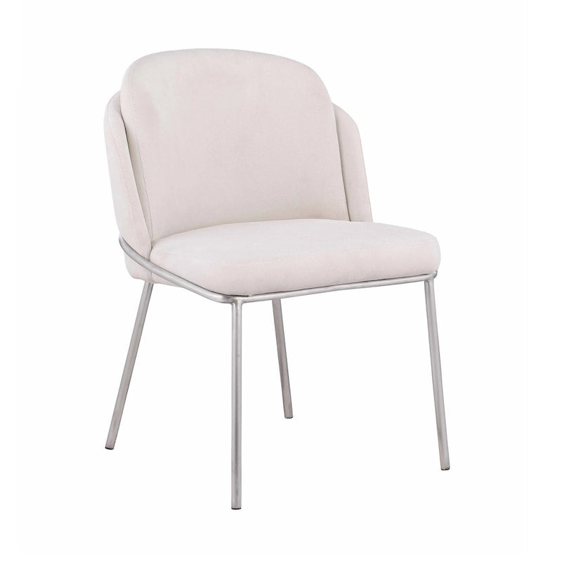 Sedia Lacey curva con schienale, set da 2 pezzi