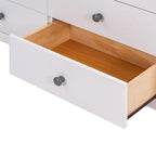 Comò a 6 cassetti, Crema / Bianco / Bianco+Rosa, per 1 Persona