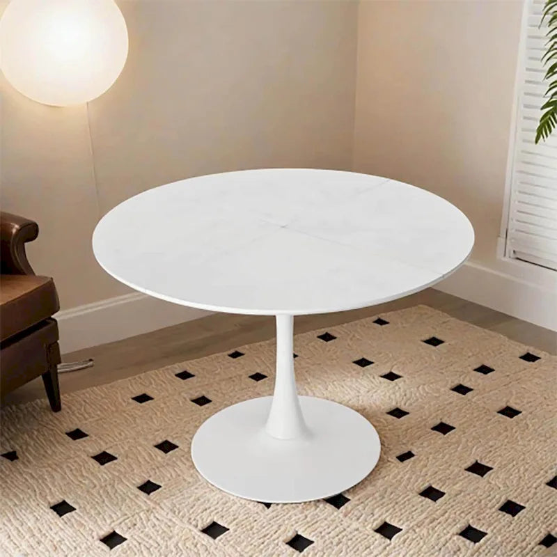 Rovere Marrone / Nero / Bianco / Marmo, Tavolo da pranzo e da caffè, Posti fino a 4