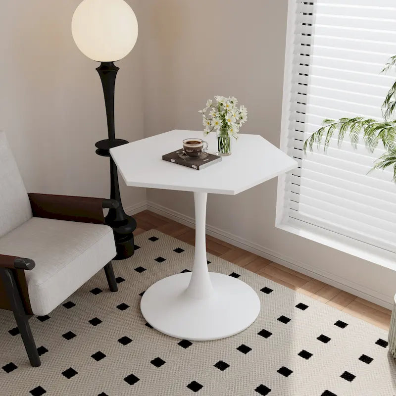 Rovere Marrone / Nero / Bianco / Marmo, Tavolo da pranzo e da caffè, Posti fino a 4