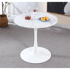 Rovere Marrone / Nero / Bianco / Marmo, Tavolo da pranzo e da caffè, Posti fino a 4