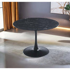 Rovere Marrone / Nero / Bianco / Marmo, Tavolo da pranzo e da caffè, Posti fino a 4