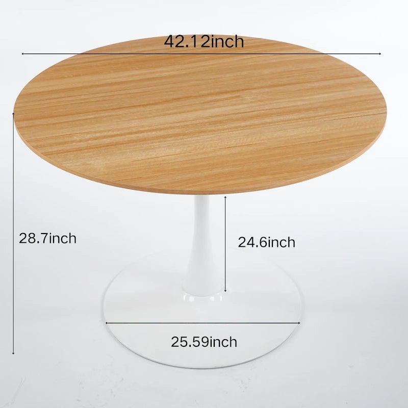 Rovere Marrone / Nero / Bianco / Marmo, Tavolo da pranzo e da caffè, Posti fino a 4