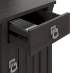 Scrivania a L Salinas da 60W con Libreria Superiore