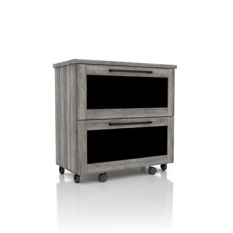 Classificatore a 2 cassetti grigio rustico