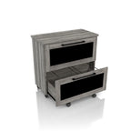 Classificatore a 2 cassetti grigio rustico