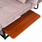 Ottoman Futon Trasformabile 1 Posto Blu Marino/Rosa Antico