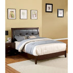 Letto a piattaforma transitorio in similpelle color ciliegio – 2 persone