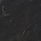 Tavolino d'appoggio a due piani in marmo bianco/nero/grigio, gambe in metallo, per 1 persona
