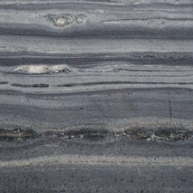 Tavolino d'appoggio a due piani in marmo bianco/nero/grigio, gambe in metallo, per 1 persona