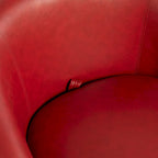 Poltrona Girevole Imbottita a Botte con Contenitore, Sedia Moderna da Salotto per Camera da Letto/Ufficio/Zone Lettura