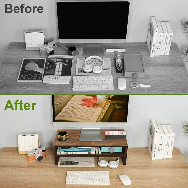 Supporto per Monitor a 2 Livelli