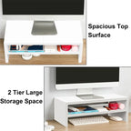 Supporto per Monitor a 2 Livelli