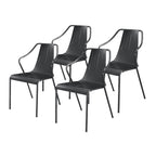 Sedia in metallo Callum, (Set da 4)