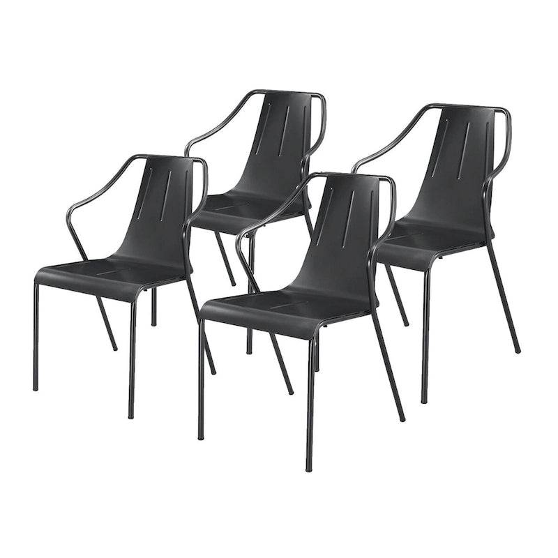 Sedia in metallo Callum, (Set da 4)