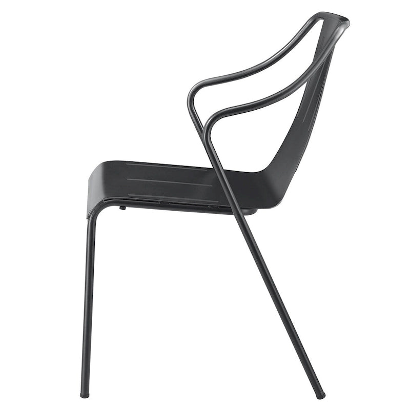 Sedia in metallo Callum, (Set da 4)