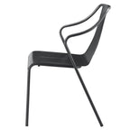 Sedia in metallo Callum, (Set da 4)