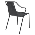 Sedia in metallo Callum, (Set da 4)