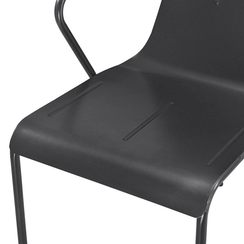 Sedia in metallo Callum, (Set da 4)