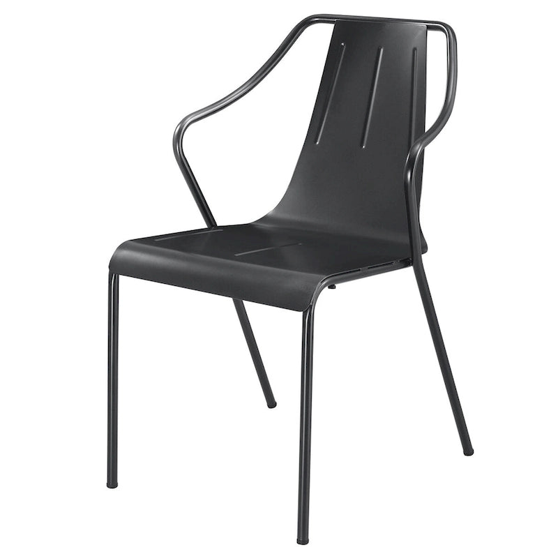 Sedia in metallo Callum, (Set da 4)