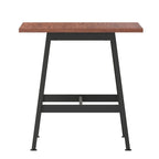 Tavolo riunioni Grigio Quercia / Noce, piano in laminato, base ad A, multi-persona