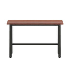 Tavolo riunioni Grigio Quercia / Noce, piano in laminato, base ad A, multi-persona