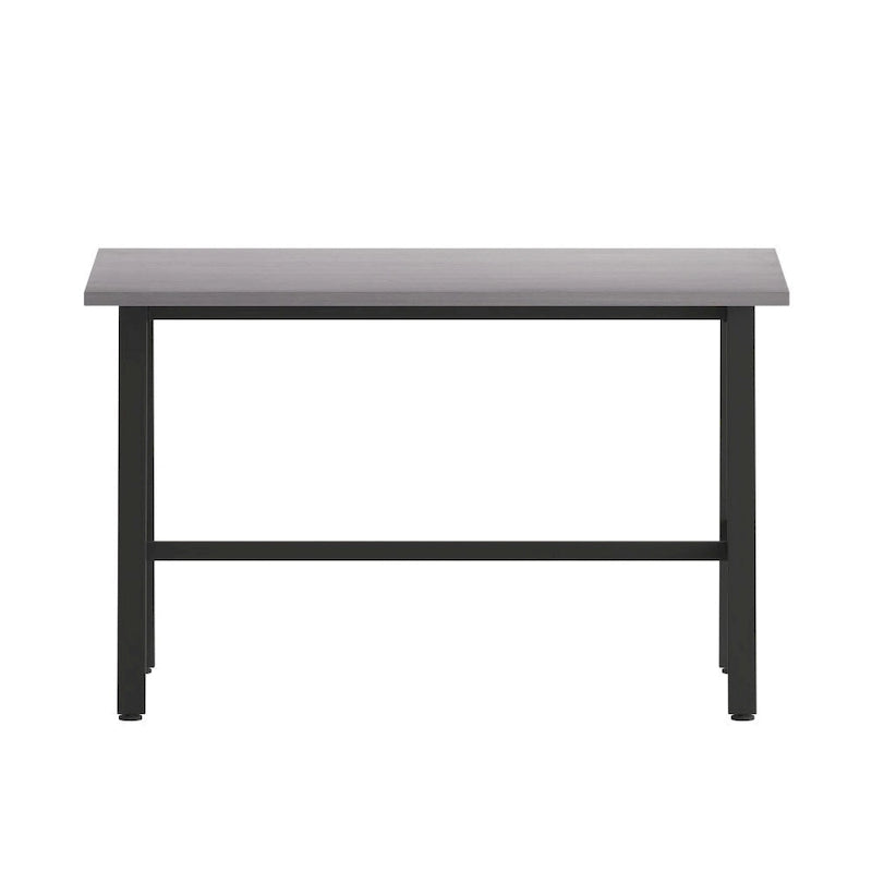 Tavolo riunioni Grigio Quercia / Noce, piano in laminato, base ad A, multi-persona