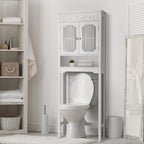 Mobiletto bianco da WC, finitura colorata, 1 persona
