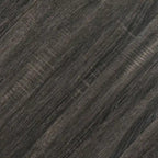 Tavolo da pranzo rotondo grigio scuro/nero, base in ferro, 4 posti